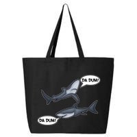 Funny Shark Da Dum Da Dum 25L Jumbo Tote