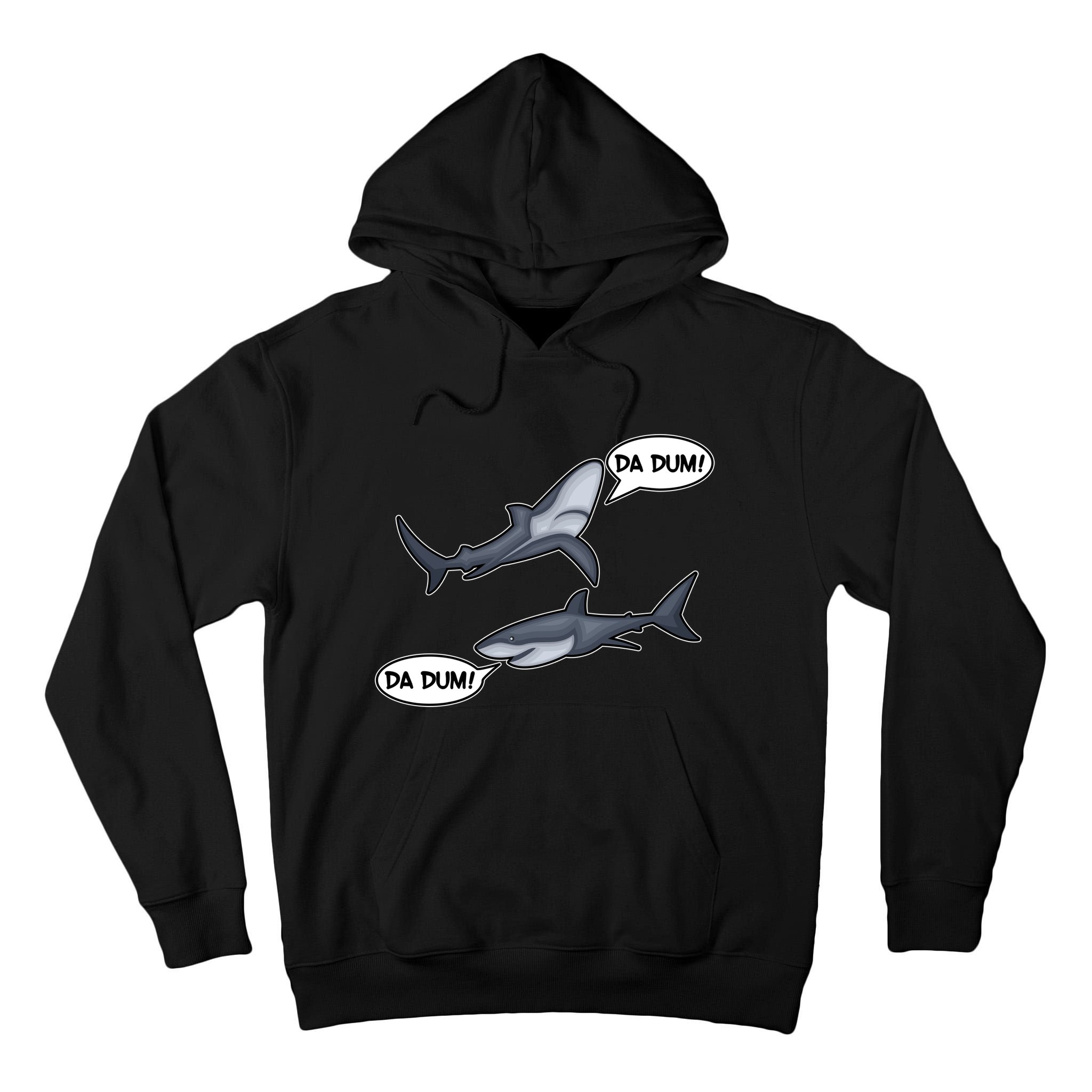 Funny Shark Da Dum Da Dum Tall Hoodie