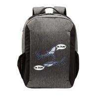Funny Shark Da Dum Da Dum Vector Backpack
