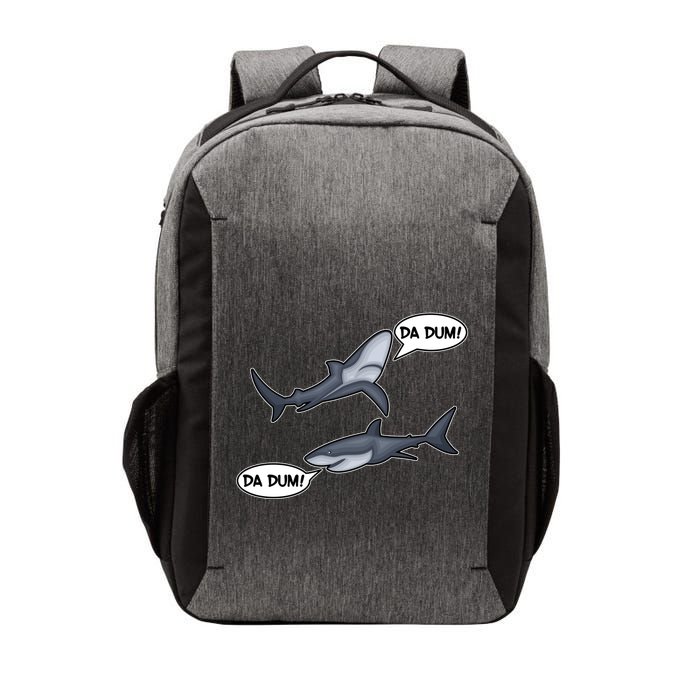 Funny Shark Da Dum Da Dum Vector Backpack