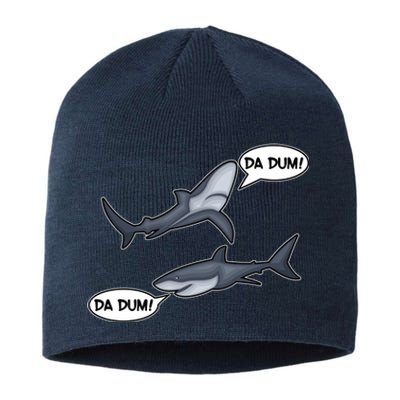 Funny Shark Da Dum Da Dum Sustainable Beanie