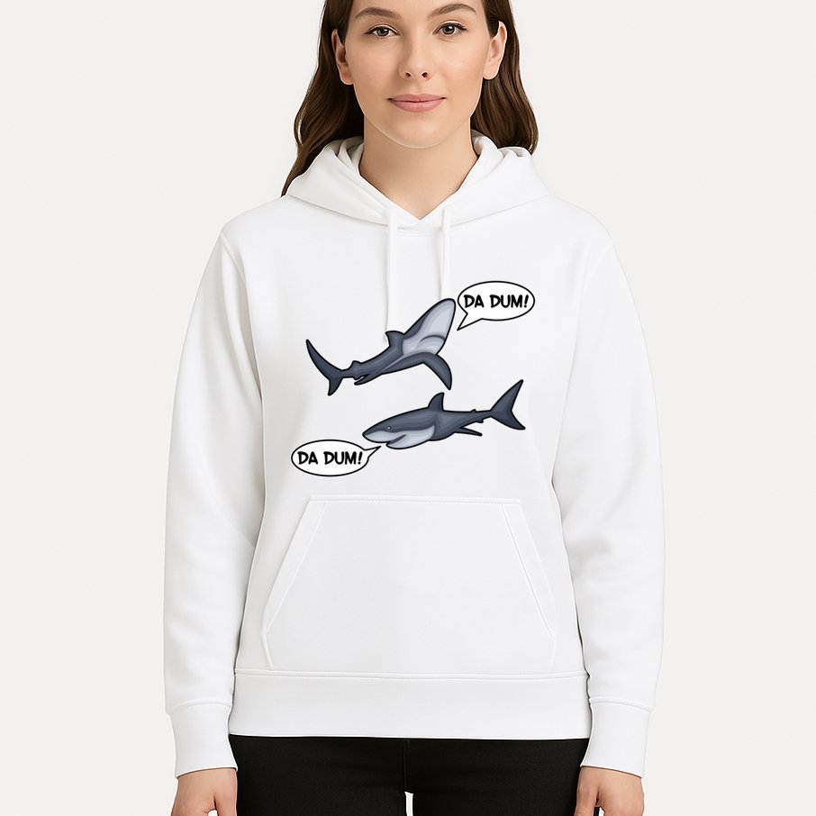 Funny Shark Da Dum Da Dum Hoodie
