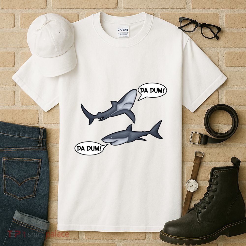 Funny Shark Da Dum Da Dum Tall T-Shirt