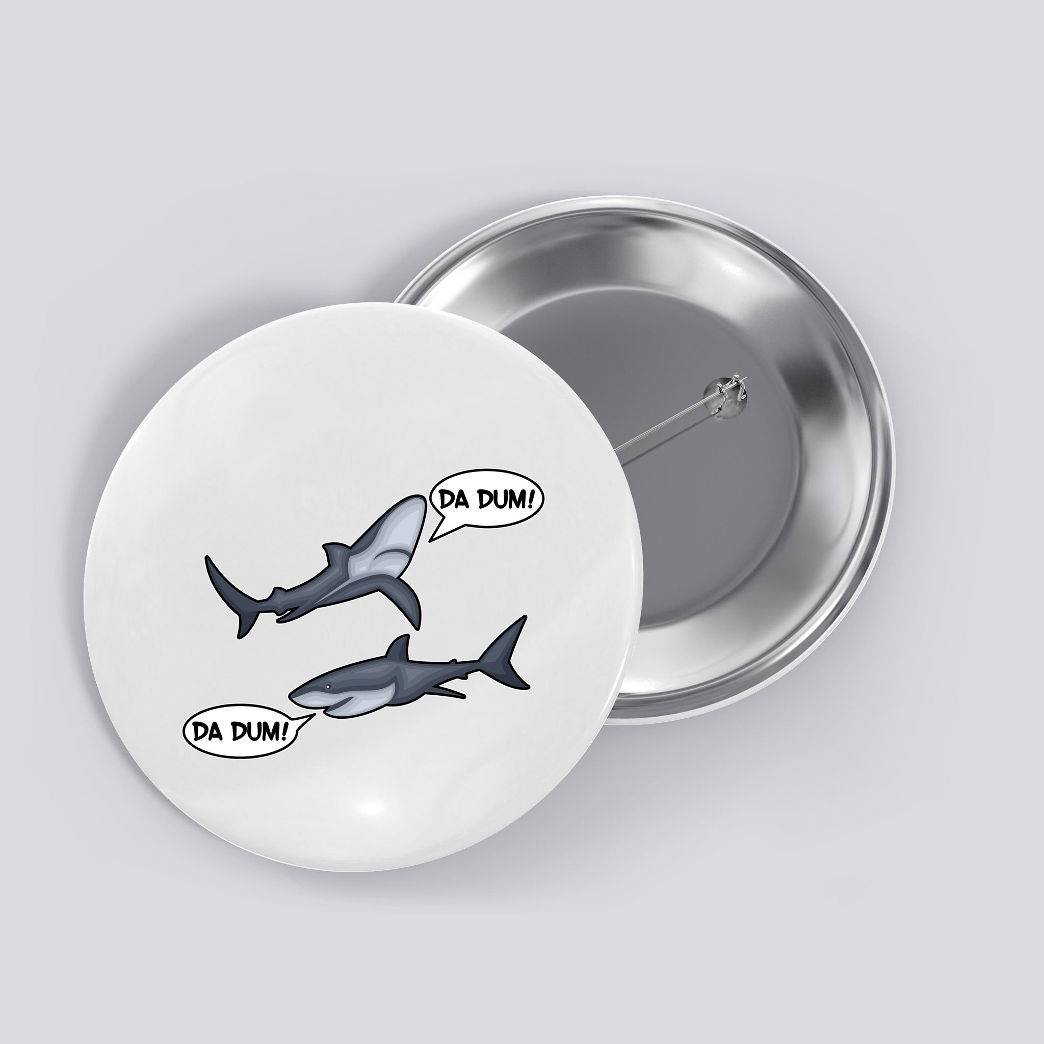 Funny Shark Da Dum Da Dum Button
