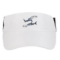 Funny Shark Da Dum Da Dum Adult Drive Performance Visor