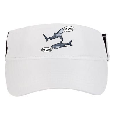 Funny Shark Da Dum Da Dum Adult Drive Performance Visor