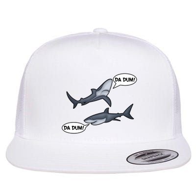 Funny Shark Da Dum Da Dum Flatbill Hat