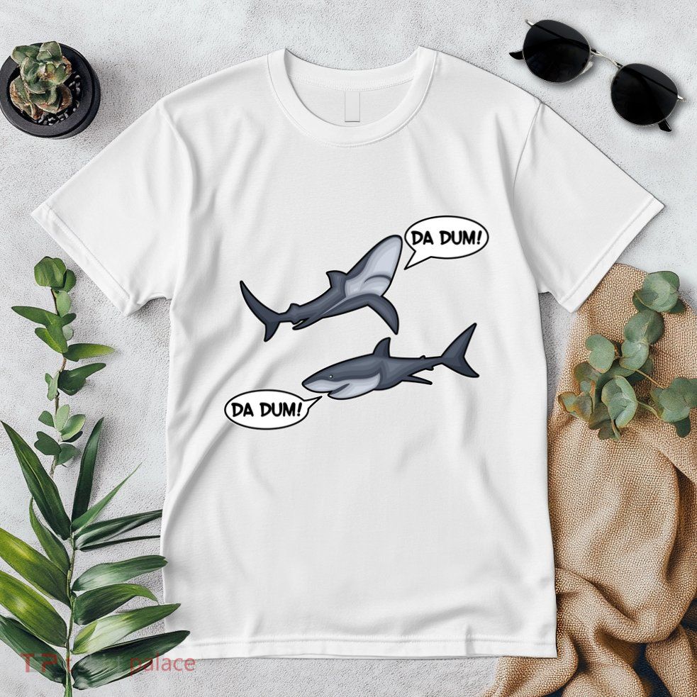 Funny Shark Da Dum Da Dum Premium T-Shirt