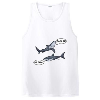 Funny Shark Da Dum Da Dum PosiCharge Competitor Tank