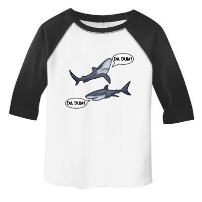 Funny Shark Da Dum Da Dum Toddler Fine Jersey T-Shirt