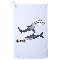 Funny Shark Da Dum Da Dum Golf Towel