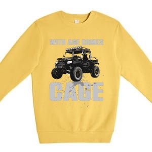 Funny SxS Design For Adult UTV Road Vehicle SxS Lover Premium Crewneck Sweatshirt