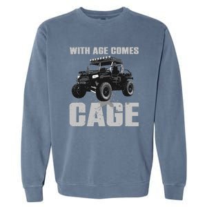 Funny SxS Design For Adult UTV Road Vehicle SxS Lover Garment-Dyed Sweatshirt