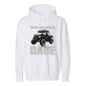 Funny SxS Design For Adult UTV Road Vehicle SxS Lover Garment-Dyed Fleece Hoodie