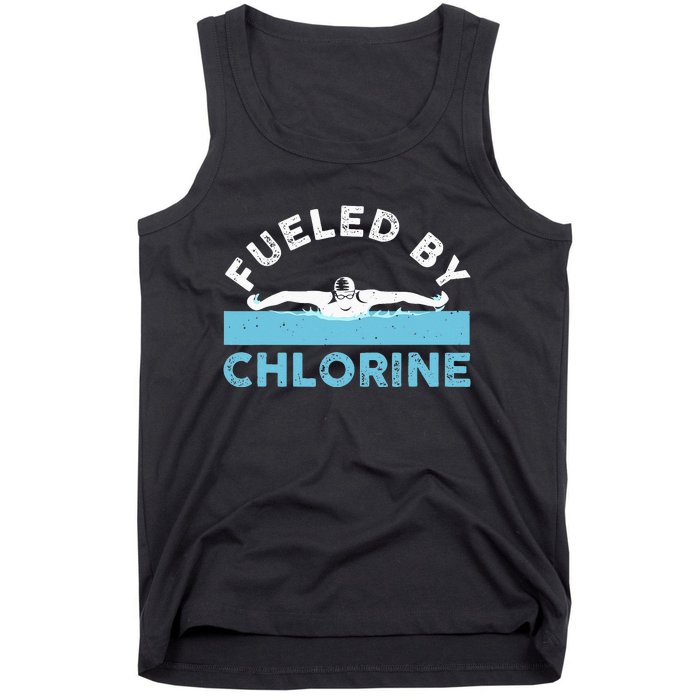 Funny Swimming Designs For Water Sports Lovers Tank Top