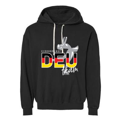 Figure Skating Deutschland Garment-Dyed Fleece Hoodie