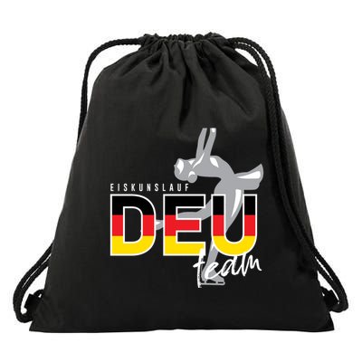 Figure Skating Deutschland Drawstring Bag