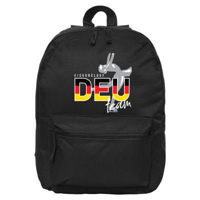 Figure Skating Deutschland 16 in Basic Backpack