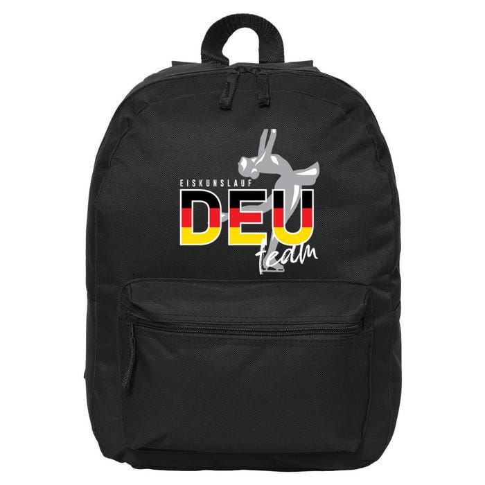 Figure Skating Deutschland 16 in Basic Backpack