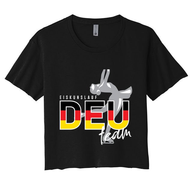 Figure Skating Deutschland Crop Top