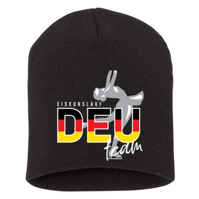 Figure Skating Deutschland Short Acrylic Beanie