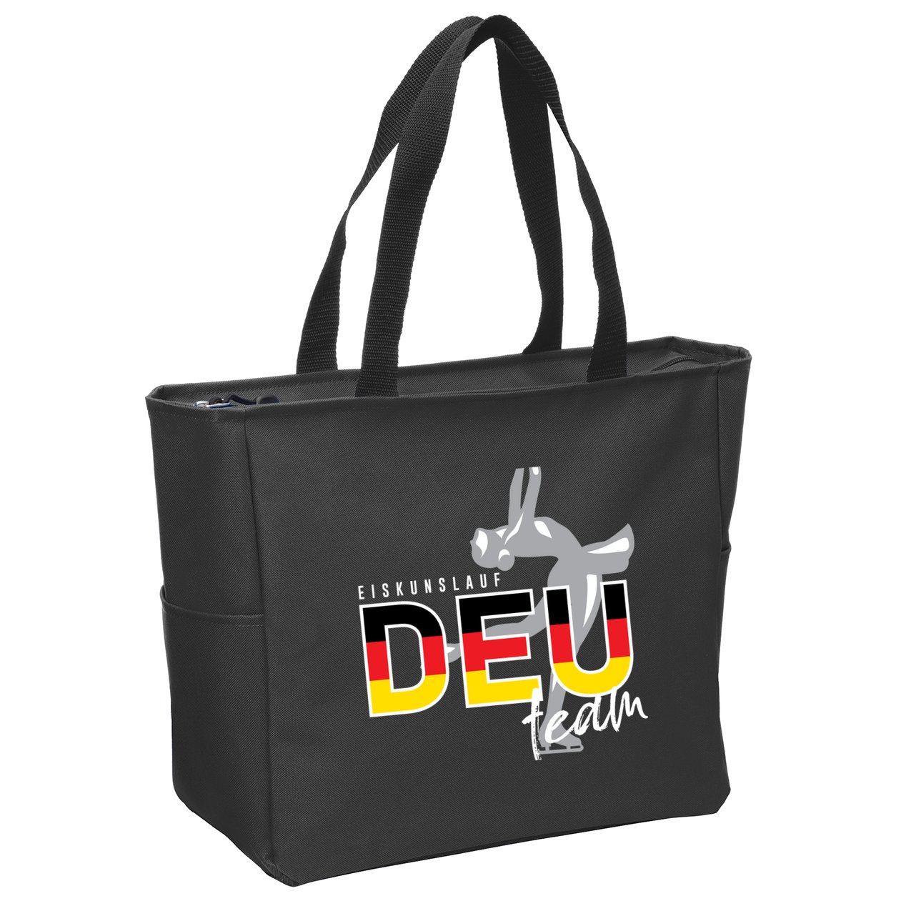 Figure Skating Deutschland Zip Tote Bag