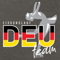 Figure Skating Deutschland Cotton Canvas Backpack