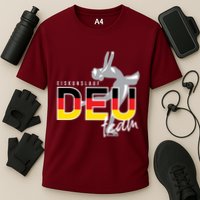Figure Skating Deutschland Cooling Performance Crew T-Shirt