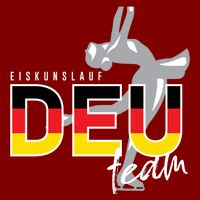 Figure Skating Deutschland Cooling Performance Crew T-Shirt