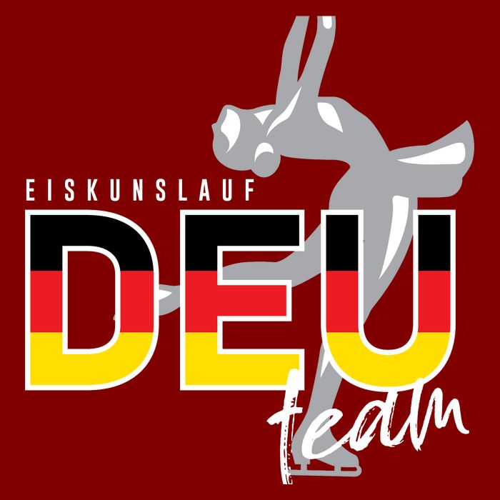 Figure Skating Deutschland Cooling Performance Crew T-Shirt