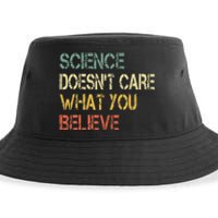 Funny Science DoesnT Care What You Believe Sustainable Bucket Hat