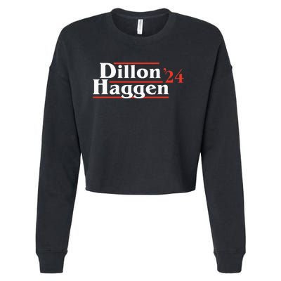 Funny Sheriff Dillon Festus 2024 Campaign Cropped Pullover Crew