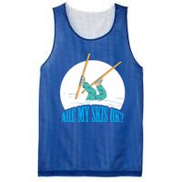 Funny Skiing Design Are My Skis Ok ? For Winter Sports Gift Mesh Reversible Basketball Jersey Tank