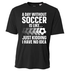 Funny Soccer Design For Women Sport Player Soccer Lover Cooling Performance Crew T-Shirt