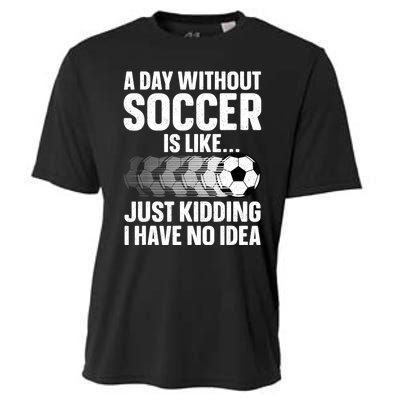 Funny Soccer Design For Women Sport Player Soccer Lover Cooling Performance Crew T-Shirt