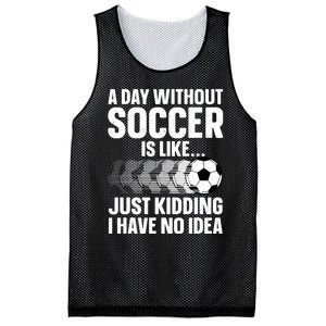 Funny Soccer Design For Women Sport Player Soccer Lover Mesh Reversible Basketball Jersey Tank