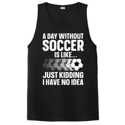 Funny Soccer Design For Women Sport Player Soccer Lover PosiCharge Competitor Tank