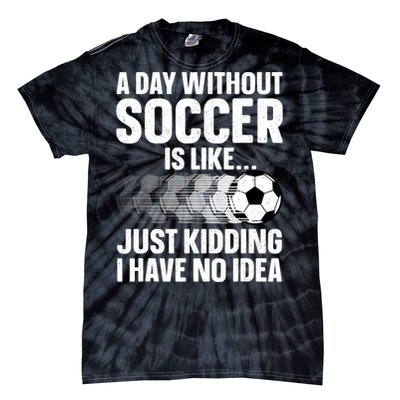 Funny Soccer Design For Women Sport Player Soccer Lover Tie-Dye T-Shirt