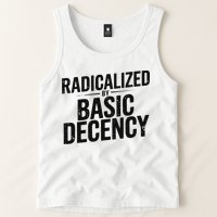 Funny Social Democracy Radicalized By Basic Decency Tank Top