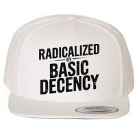 Funny Social Democracy Radicalized By Basic Decency Wool Snapback Cap
