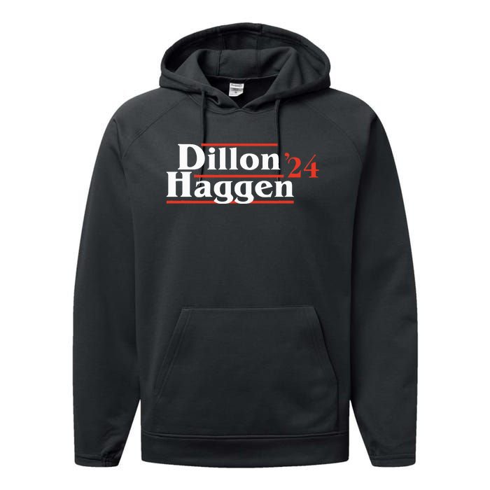 Funny Sheriff Dillon Festus 2024 Campaign Performance Fleece Hoodie