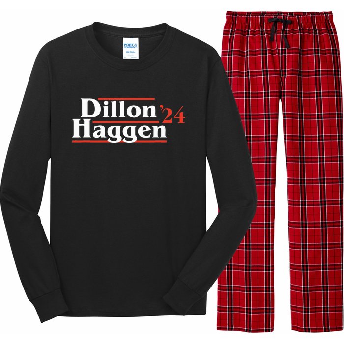 Funny Sheriff Dillon Festus 2024 Campaign Long Sleeve Pajama Set