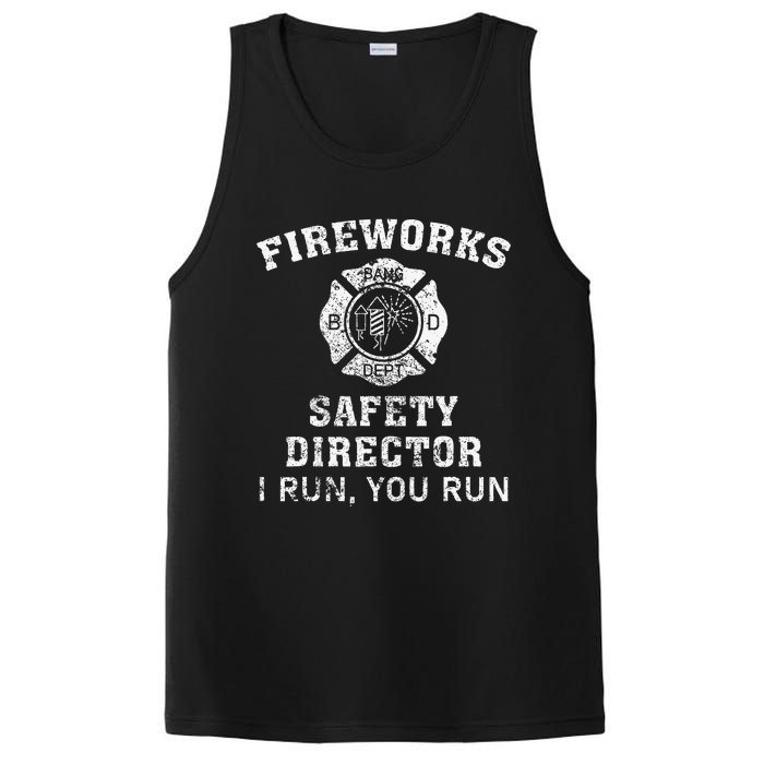 Fireworks Safety Director I Run You Run Bang PosiCharge Competitor Tank