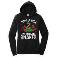 Funny Snake Design For Girl Women Snake Lover Women's Pullover Hoodie