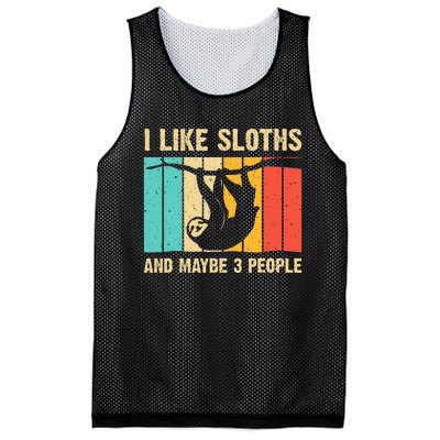 Funny Sloth Design For Sloth Lover  Introvert Mesh Reversible Basketball Jersey Tank