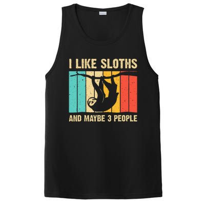 Funny Sloth Design For Sloth Lover  Introvert PosiCharge Competitor Tank