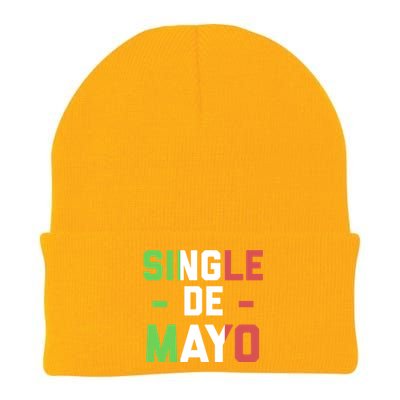 Funny Single De Mayo Joke Cinco De O Mexican Flag Cute Gift Knit Cap Winter Beanie