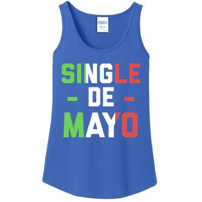 Funny Single De Mayo Joke Cinco De O Mexican Flag Cute Gift Ladies Essential Tank