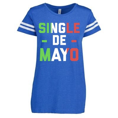 Funny Single De Mayo Joke Cinco De O Mexican Flag Cute Gift Enza Ladies Jersey Football T-Shirt