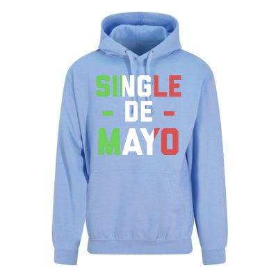 Funny Single De Mayo Joke Cinco De O Mexican Flag Cute Gift Unisex Surf Hoodie